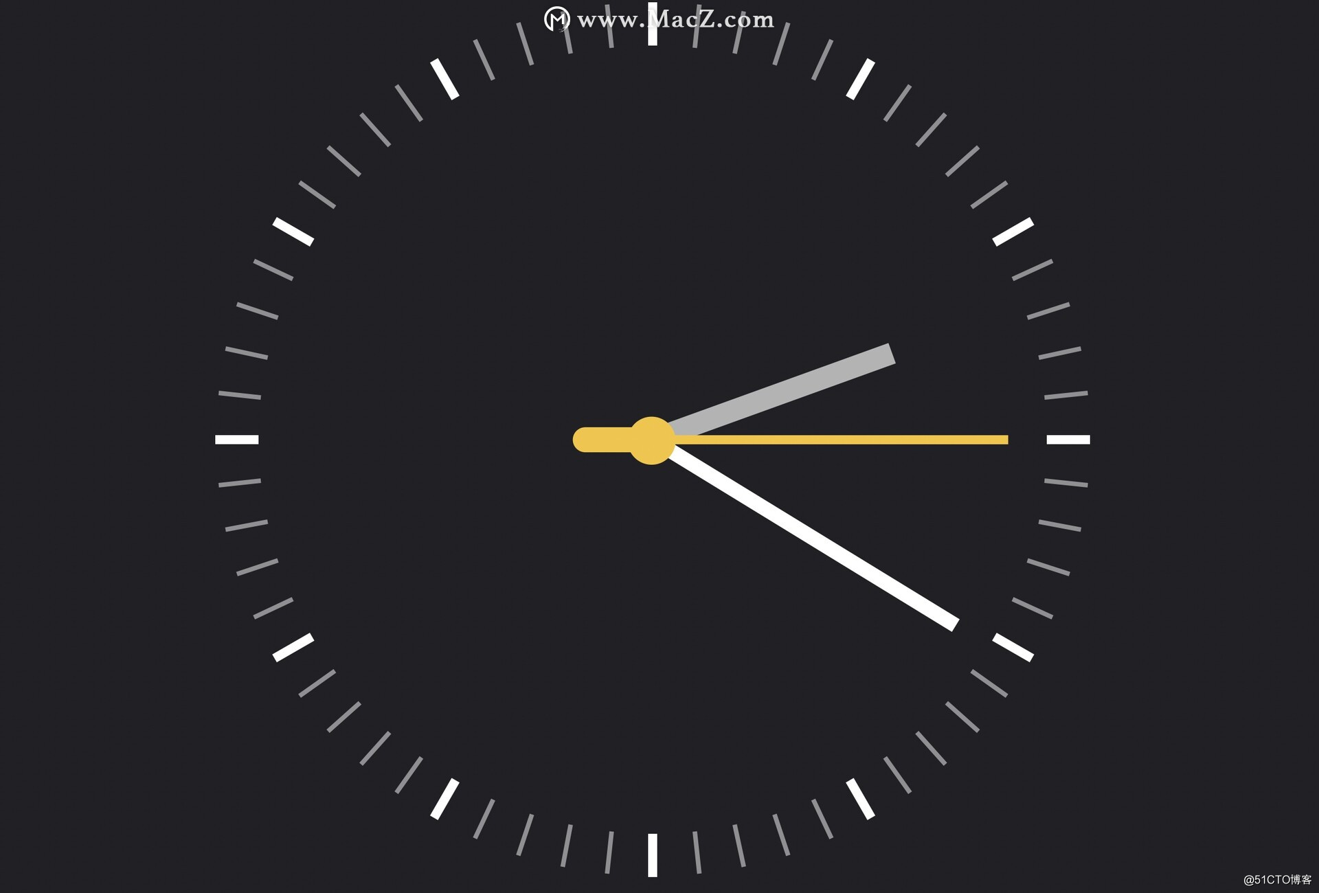 时钟屏幕保护程序的当前日期和时间将显示为高亮.
