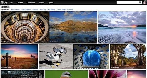 雅虎大幅改版Flickr：免费储存空间达1TB 