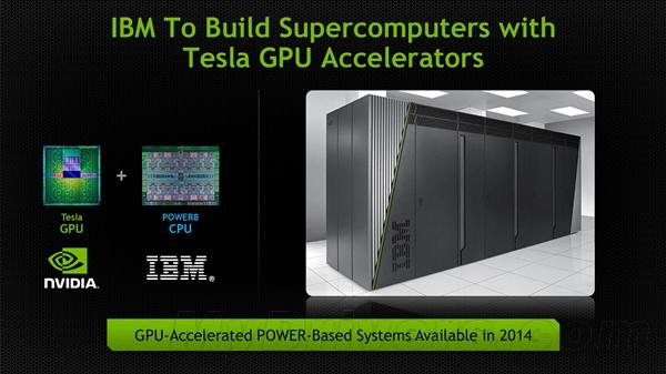 NVIDIA、IBM一起玩超级计算机