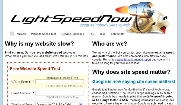 lightspeednow 18 Website Speed and Performance Checking Tools