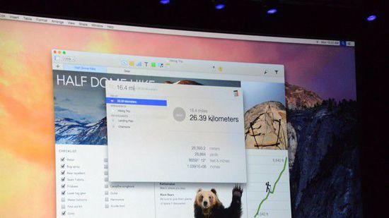WWDC2014:扁平Yosemite亮相 Mac打电话