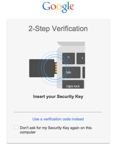 谷歌推“安全密钥”账号安全保护服务