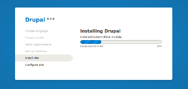 Drupal 安装