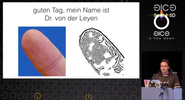 指纹识别技术也不安全：德国防部长指纹轻易被伪造