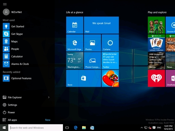 Windows 10 Build 10551多图曝光：有大福利