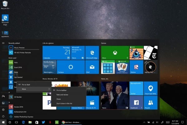 Windows 10周年更新:详解开始菜单的那些改善的照片 - 2
