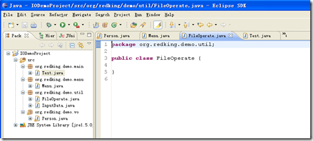 [零基础学JAVA]Java SE应用部分-31.Java IO操作（05）IO操作实例讲解之实现简单MIS_项目_14