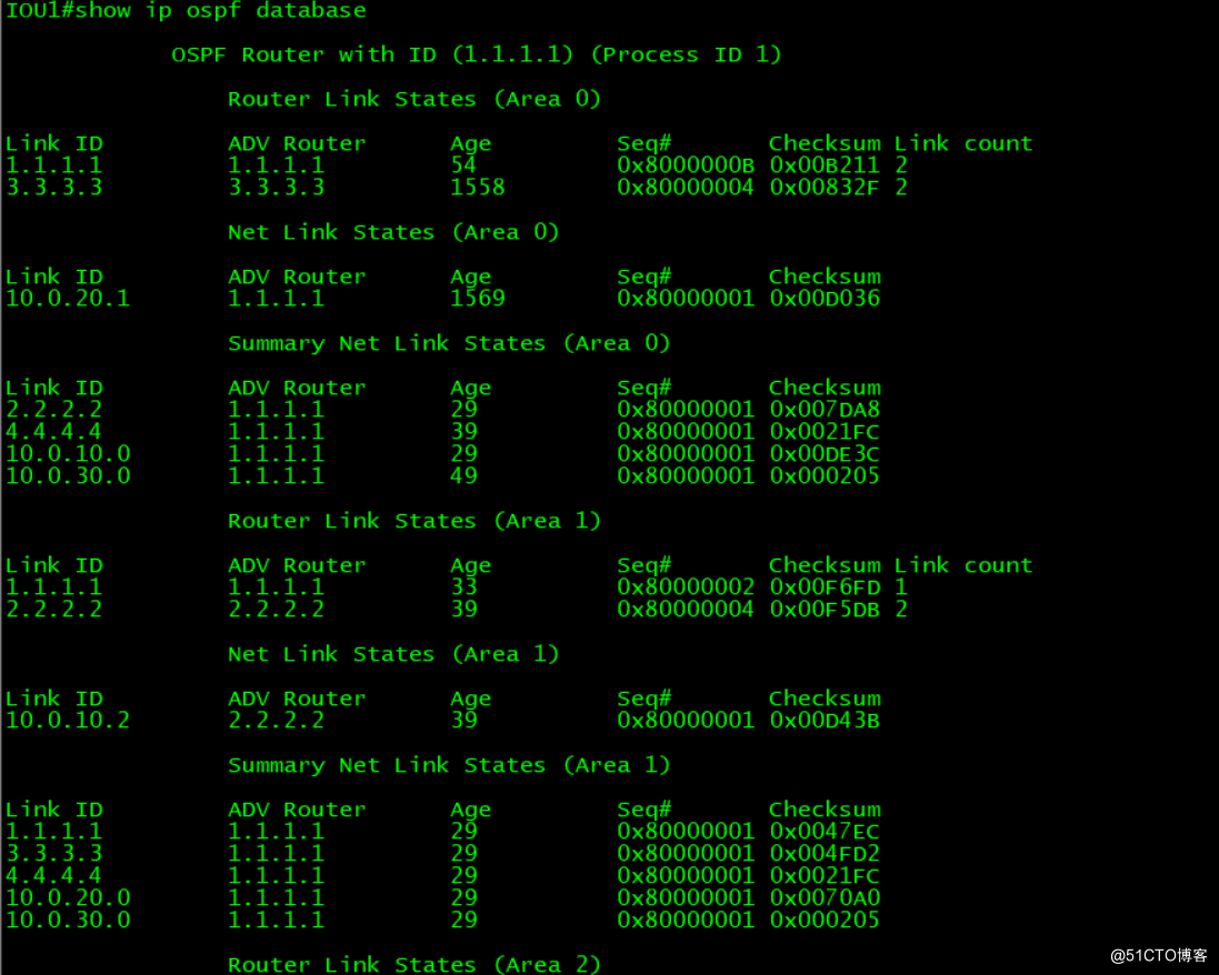 OSPF多区域间配置_配置信息_03