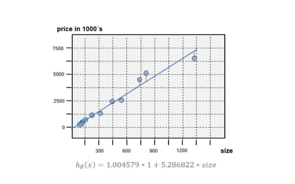 图 4 目标预测函数预测线
