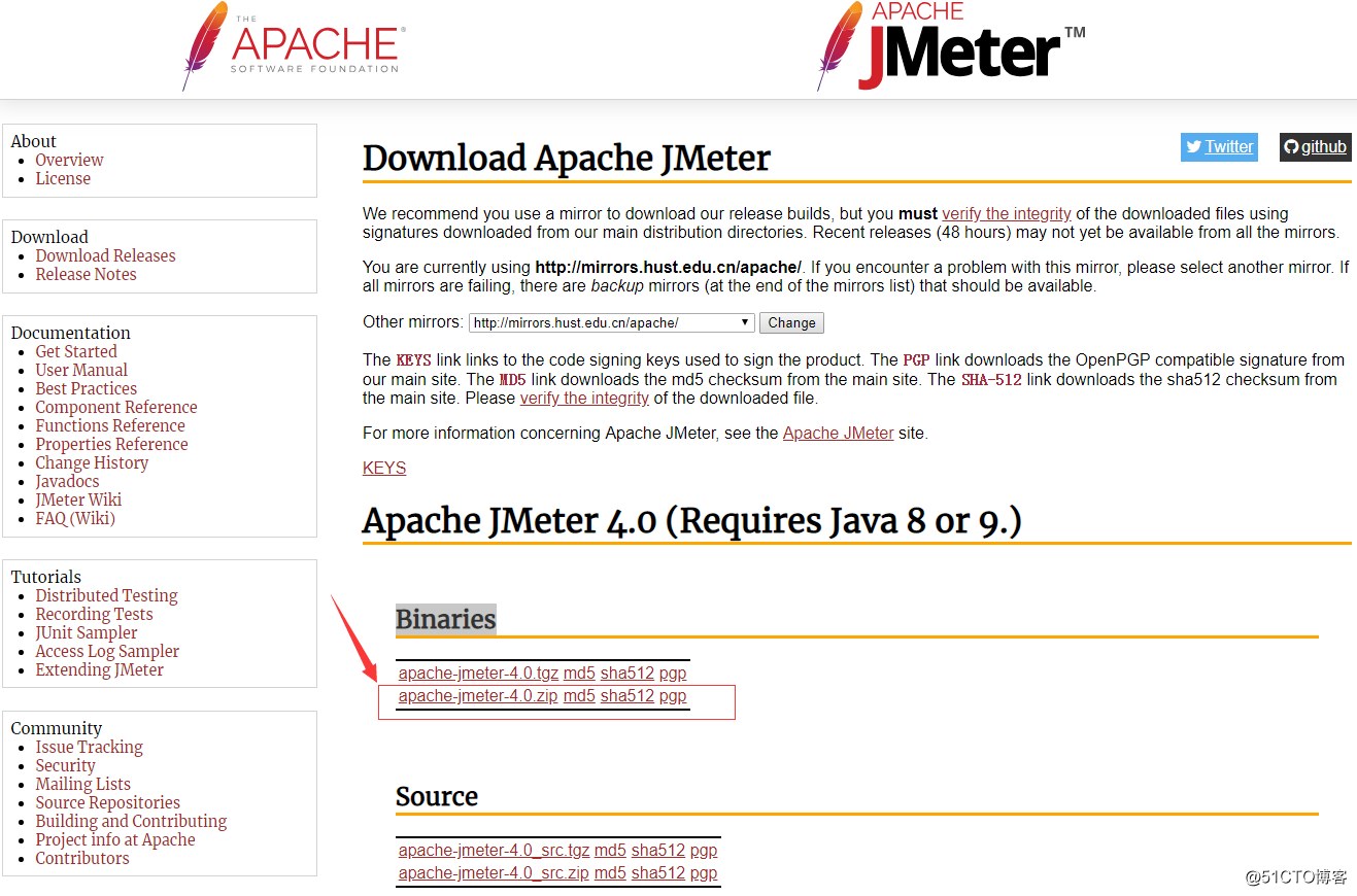 Apache-Jmeter各个历史版本下载地址链接
