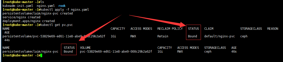 kubernetes搭建rook-ceph