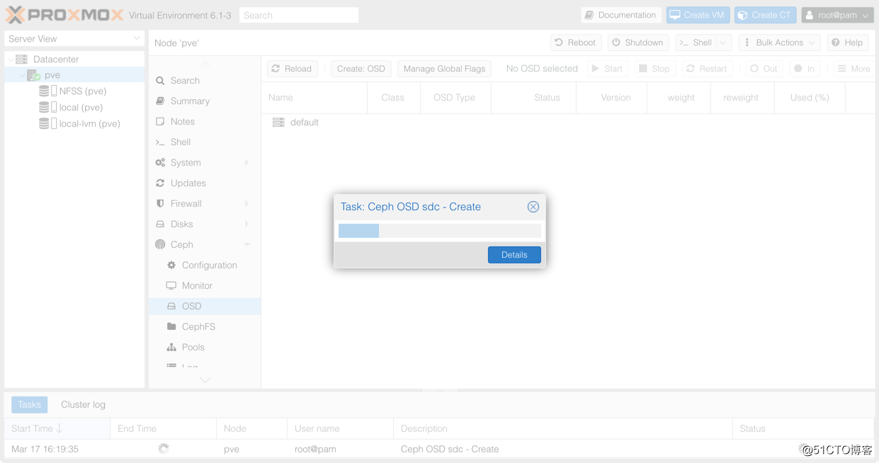 Proxmox VE 6.1 from zero take you through the installation and configuration of --Ceph