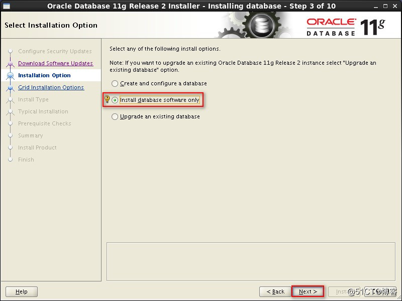 RHEL6.5 install Oracle RAC 11g (IV database installation)
