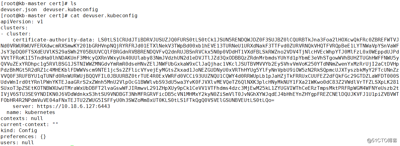 k8s create the specified user only has permission to operate in a specified resource namesapce