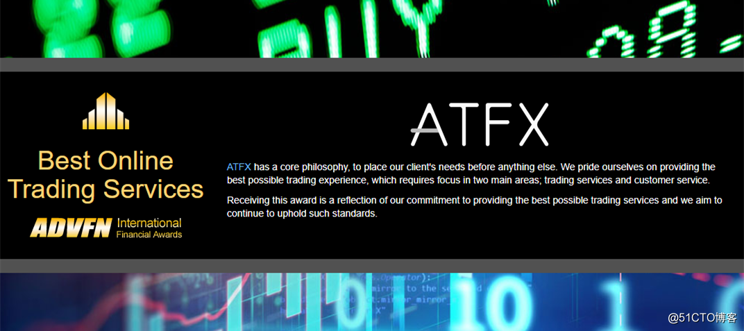 "Award" non-stop, ATFX won the 2020 "Best Online Trading Service Award"
