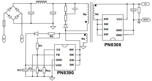 高性能低成本小體積12v2a電源適配器方案