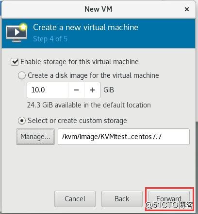 KVM之使用virt-manager 管理工具创建虚拟机