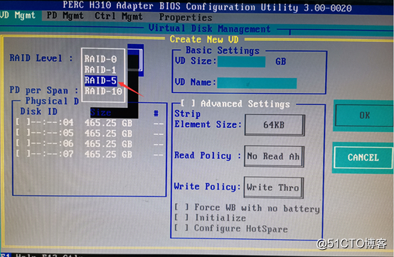 DELL T110 II配置S100与H310 RAID卡