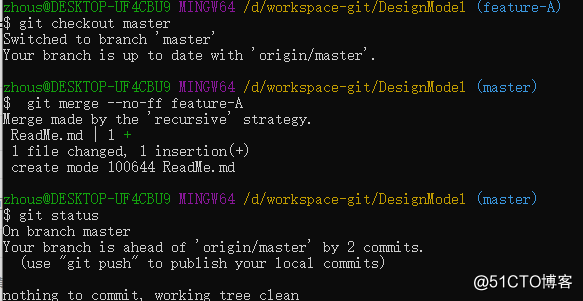 GIT commonly used basic operations, from building a library to branching