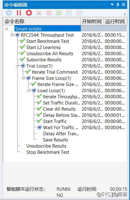 Detailed steps of RFC2544 throughput test-Renix software operation demonstration