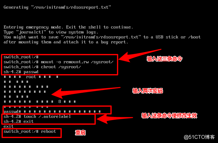 Shell script writing and LINUX startup process, centOS password cracking