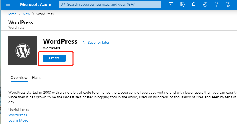 如何使用Azure资源部署WordPress 网站