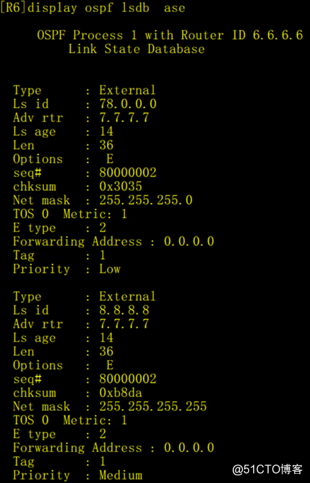 精通企业网中必会的OSPF协议-外部路由（LSA-4和LSA-5）