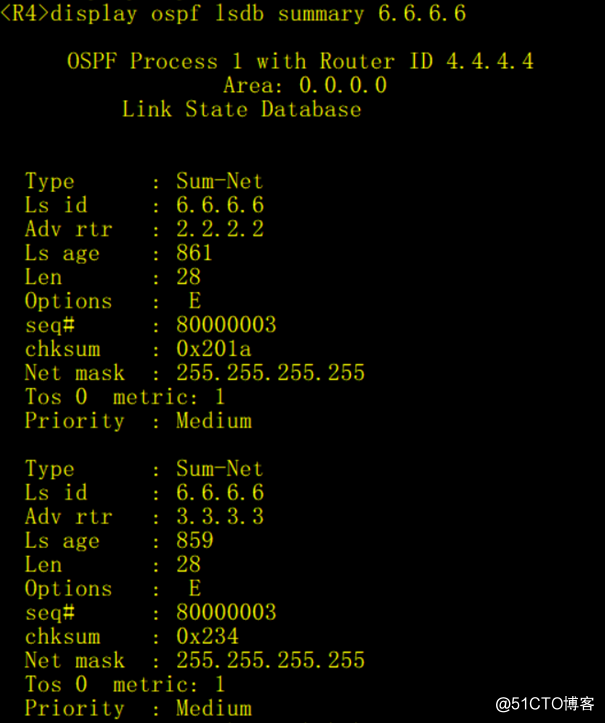 精通企业网中必会的OSPF协议-summary-LSA（LSA-3）