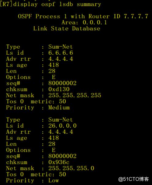 精通企业网中必会的OSPF协议-summary-LSA（LSA-3）