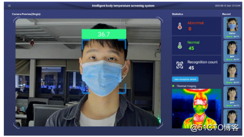 神目多人无感红外测温系统：测温准确度高 高效通行  大量落地案例