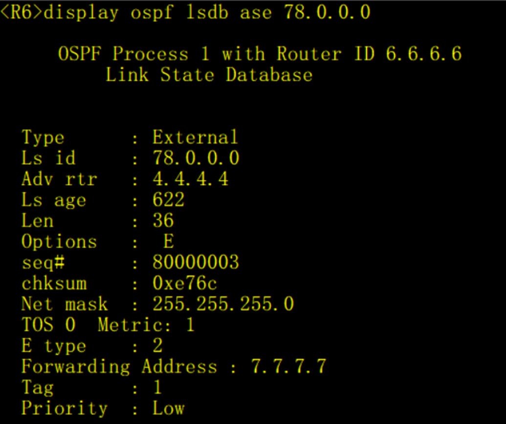 OSPF的特殊区域和其他特性