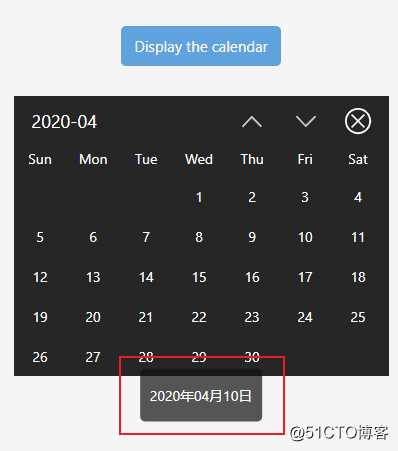 使用ivx小模块制作日历的经验总结