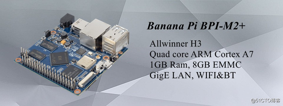 香蕉派 Banana Pi BPI-M2+四核开源开发板 全志H3芯片方案