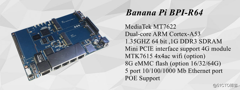 BPI-MT7615 802.11 ac wifi 无线 4x4 双频模块采用MTK MT7615