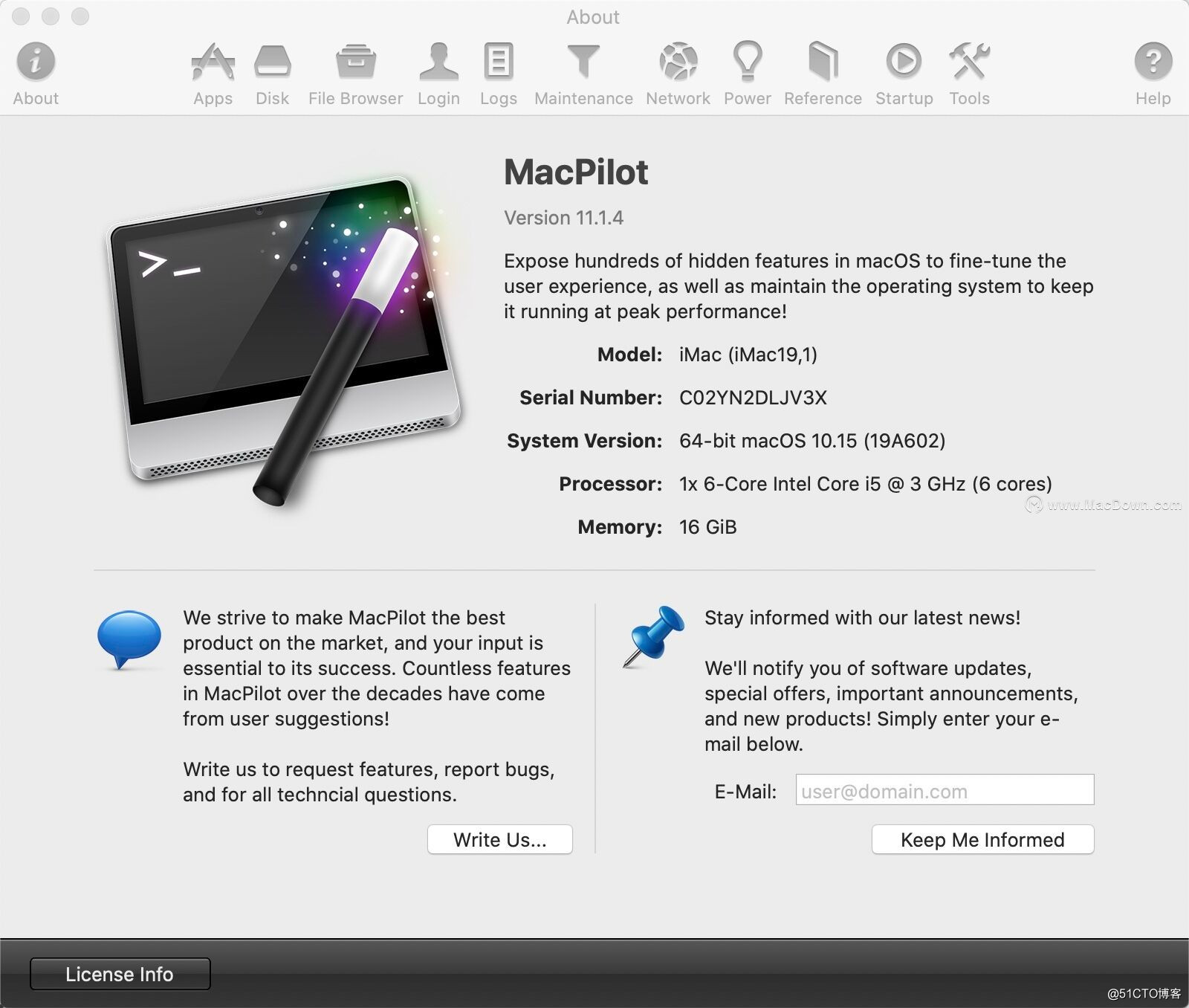 Mac系统维护优化软件——MacPilot for Mac