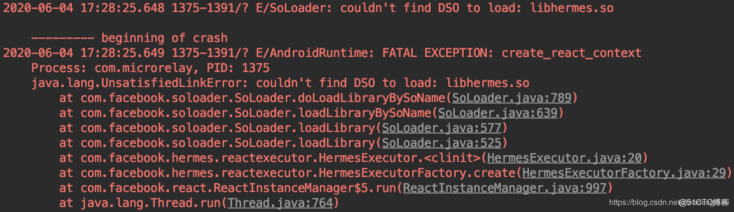 【RN小记】解决 couldnot find DSO to load: libhermes.so