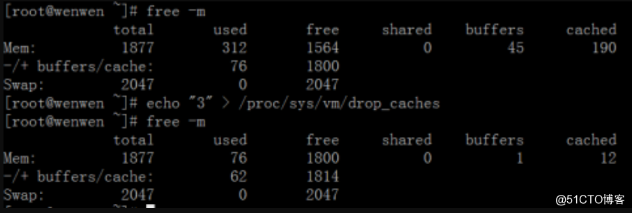 Linux内存机制以及手动释放swap和buffer和cache