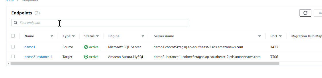 AWS 迁移MSSQL 数据库到 Aurora