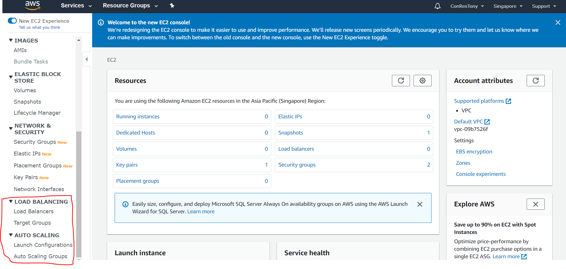 AWS EC2 总结和实验