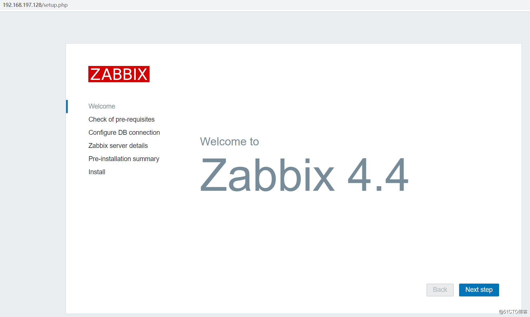 基于LNMP的zabbix4.4源码编译安装