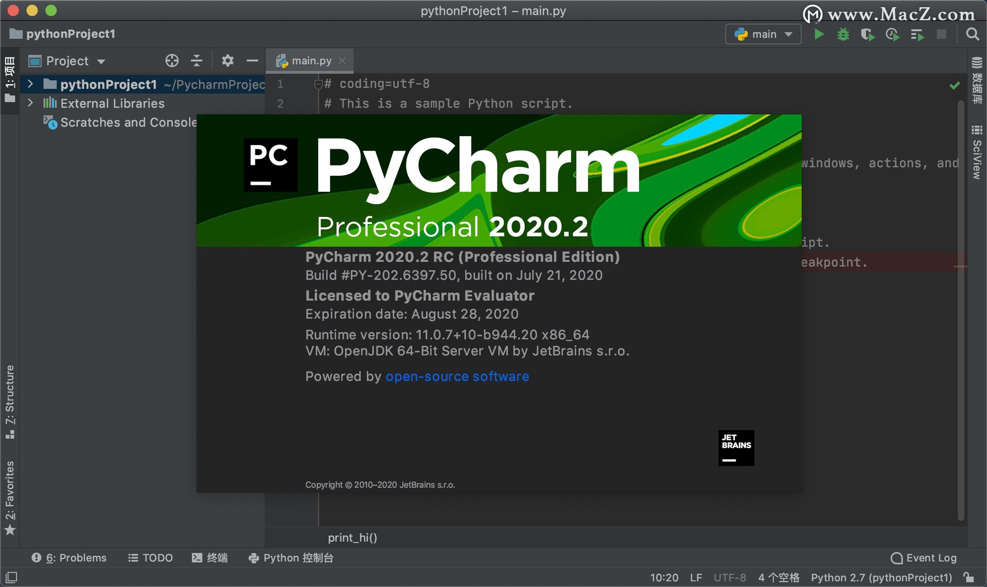 pycharm professional key 2019