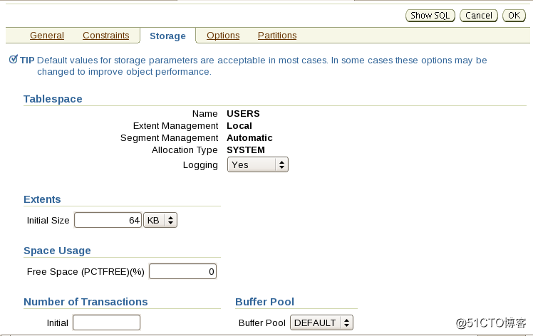 Oracle11g中数据库表、索引、视图、同义词的管理（使用OEM工具）(一) 
