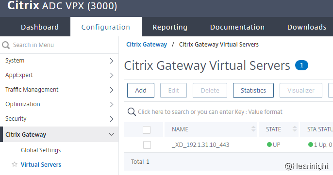 Citrix GateWay 配置SmartAccess