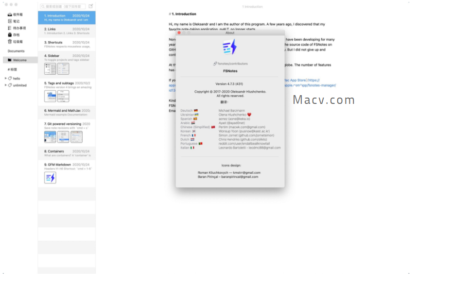 FSNotes for mac instal