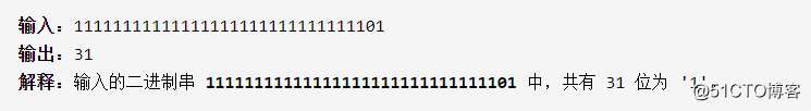 [剑指 offer 15] The number of 1s in binary