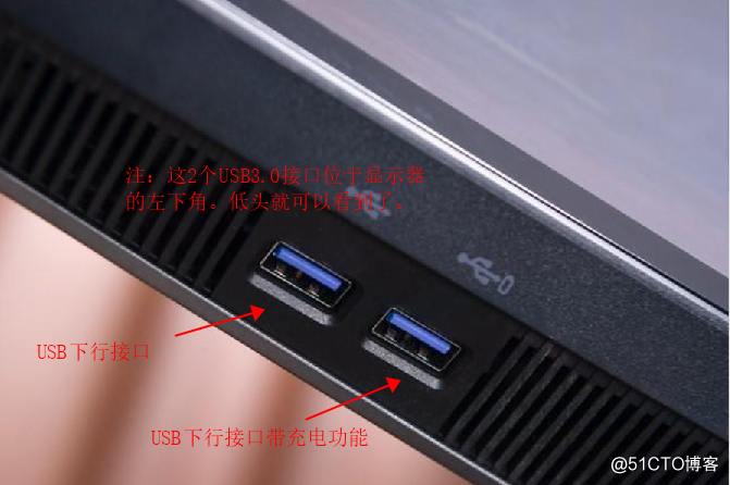 Dell U4919WD显示器内置的KVM使用方法和接口介绍
