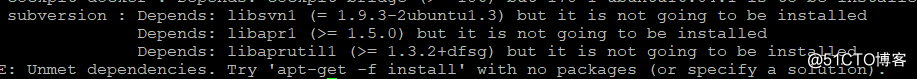 Ubuntu 16.04 install SubVersion prompt error solution