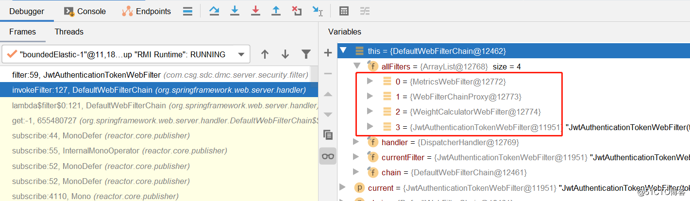 Spring WebFilter repeated calls