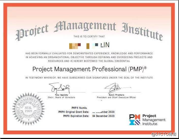 The experience of conquering PMP