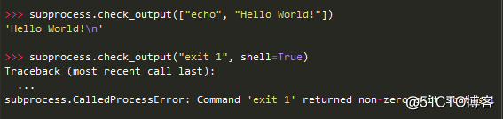 在python中执行shell命令的6种方法